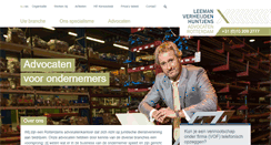 Desktop Screenshot of lvh-advocaten.nl